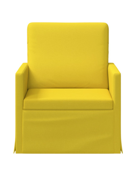 Poltrona Giallo Chiaro 70 x 81 x 82 cm Tessuto