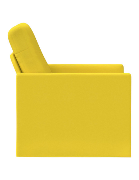 Poltrona Giallo Chiaro 70 x 81 x 82 cm Tessuto