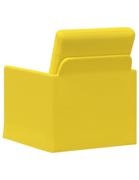 Poltrona Giallo Chiaro 70 x 81 x 82 cm Tessuto