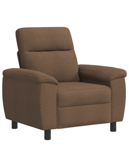 Divano Marrone 95 x 90 x 95 cm Tessuto