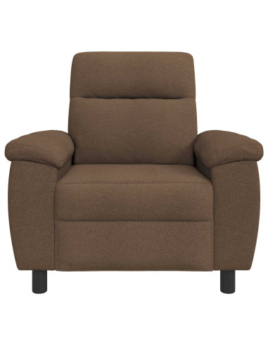 Divano Marrone 95 x 90 x 95 cm Tessuto