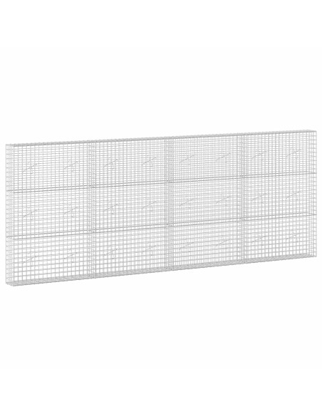 Gabion con Filo da 3,5 mm e Maglia da 5x5 cm 400x20x150 cm