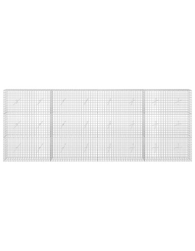 Gabion con Filo da 3,5 mm e Maglia da 5x5 cm 400x20x150 cm