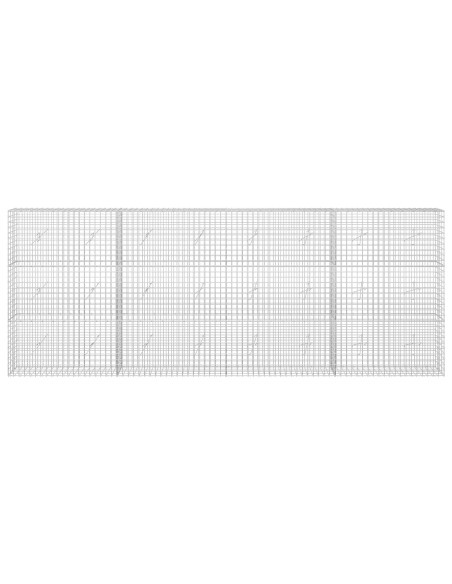 Gabion con Filo da 3,5 mm e Maglia da 5x5 cm 400x20x150 cm
