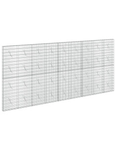 Gabione con Filo da 5 mm e Rete da 5x10 cm 450x10x200 cm 2