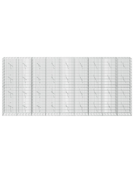 Gabione con Filo da 5 mm e Rete da 5x10 cm 450x10x200 cm