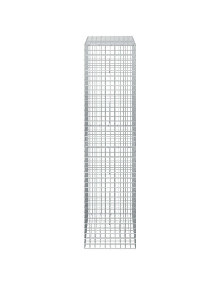 Gabione con filo da 5 mm e rete da 5x5 cm 50x50x200 cm