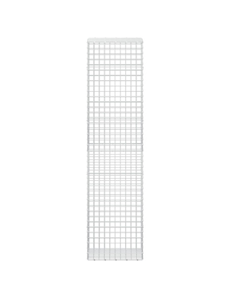 Gabione con filo da 5 mm e rete da 5x5 cm 50x50x200 cm