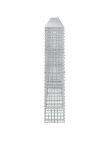 Gabione con filo da 5 mm e rete da 5x5 cm 1050x30x150 cm