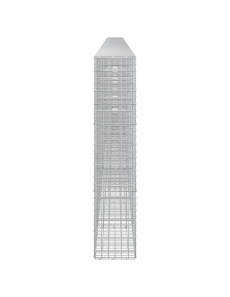 Gabione con filo da 5 mm e rete da 5x5 cm 1050x30x150 cm