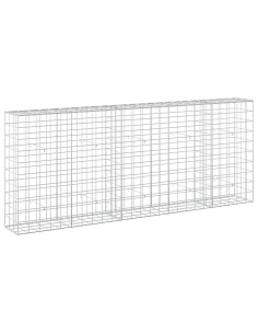 Gabione con Filo da 3,5 mm e Rete da 10x10 cm 250x30x100 cm 2