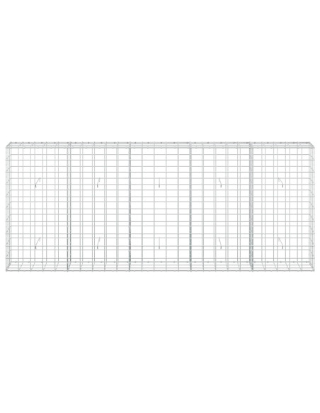 Gabione con Filo da 3,5 mm e Rete da 10x10 cm 250x30x100 cm