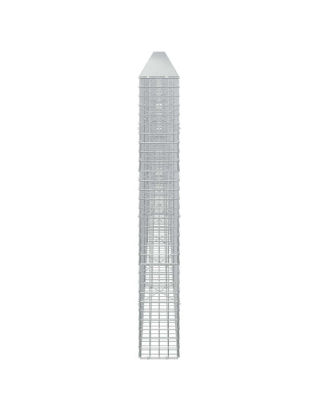 Gabione con filo da 5 mm e rete da 5x5 cm 850x20x150 cm