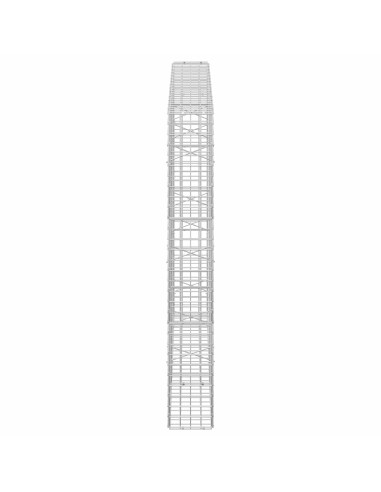 Gabion con Filo da 3,5 mm e Maglia da 5x5 cm 150x20x150 cm