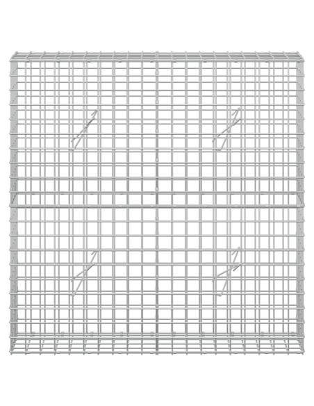 Gabion con Filo da 3,5 mm e Maglia da 5x5 cm 100x20x100 cm