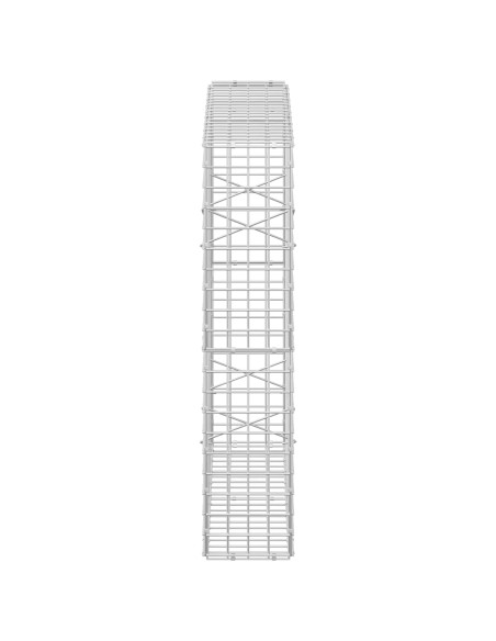 Gabion con Filo da 3,5 mm e Maglia da 5x5 cm 100x20x100 cm