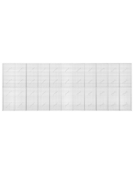 Gabion con Filo da 3,5 mm e Maglia da 5x5 cm 550x10x200 cm