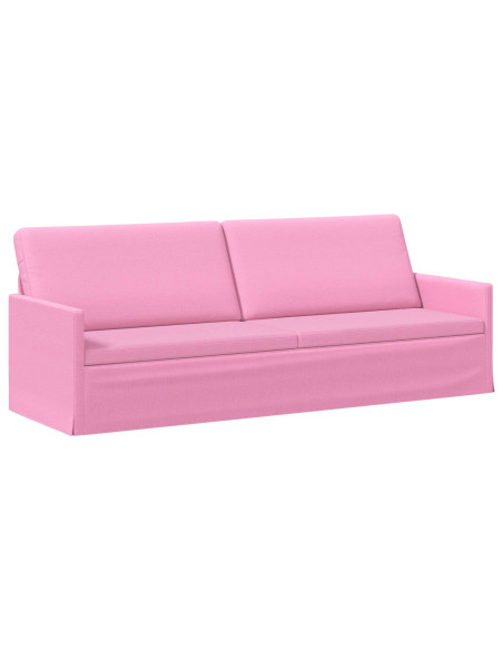 Divano a 3 posti Rosa 220 x 81 x 82 cm Tessuto