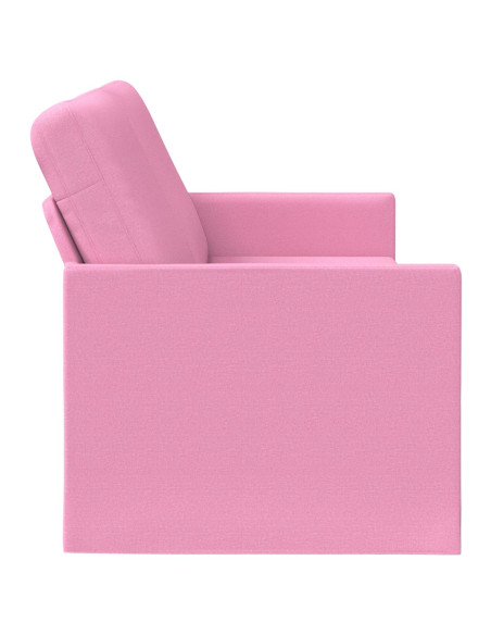Divano a 3 posti Rosa 220 x 81 x 82 cm Tessuto