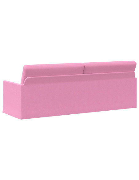Divano a 3 posti Rosa 220 x 81 x 82 cm Tessuto