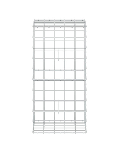 Gabione con Filo da 3,5 mm e Rete da 10x10 cm 50x50x100 cm