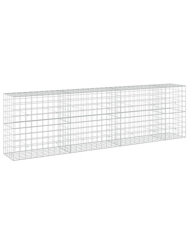 Gabione con Filo da 3,5 mm e Rete da 10x10 cm 350x50x100 cm