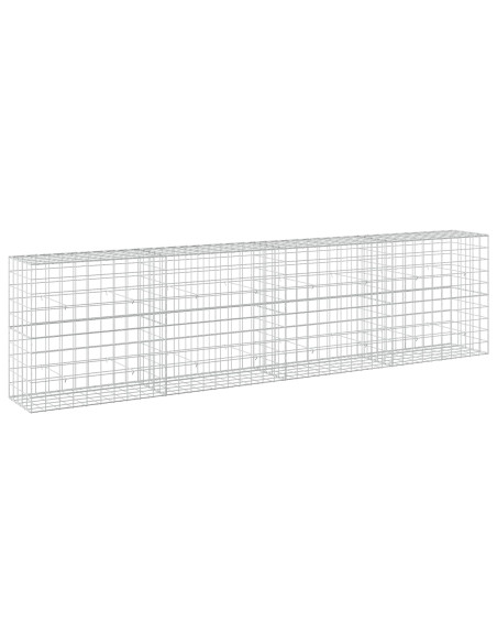 Gabione con Filo da 3,5 mm e Rete da 10x10 cm 400x50x100 cm