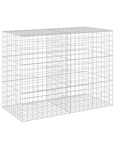 Gabione con Filo da 3,5 mm e Rete da 10x10 cm 200x100x150 cm