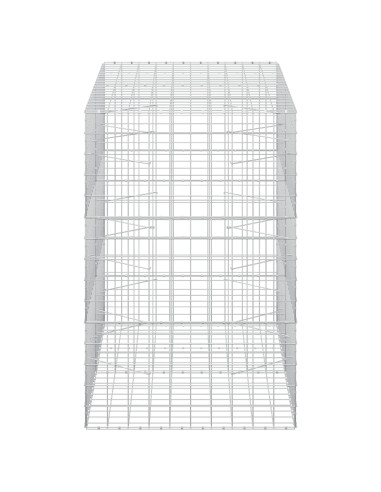 Gabione con Filo da 3,5 mm e Rete da 10x10 cm 200x100x150 cm