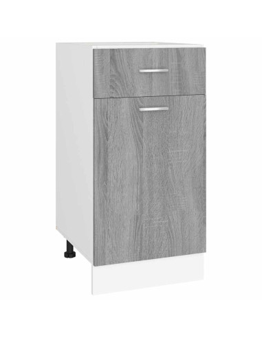Mobile con Cassetto “Lyon” Grigio Sonoma 40x46x81,5