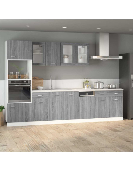 Mobile con Cassetto “Lyon” Grigio Sonoma 40x46x81,5