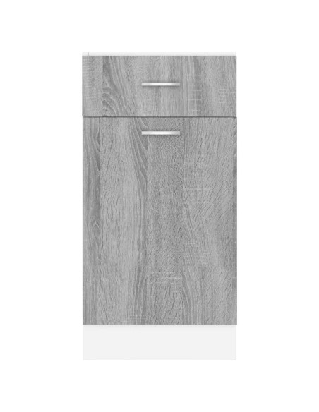 Mobile con Cassetto “Lyon” Grigio Sonoma 40x46x81,5