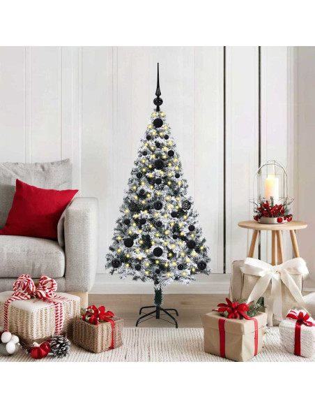 Albero di Natale artificiale con 150 LED Bianco 120 cm