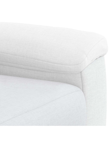 Set di divani 2 pcs Bianco Tessuto