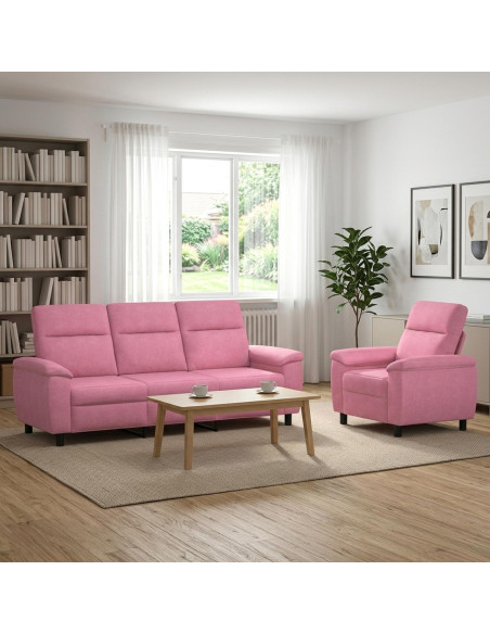 Set di divani 2 pcs Rosa Tessuto