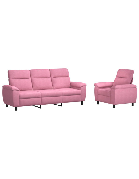 Set di divani 2 pcs Rosa Tessuto