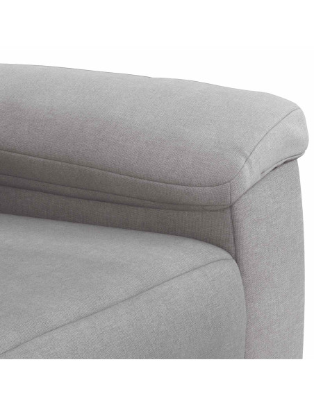 Set di divani 2 pcs Grigio Nuvola Tessuto