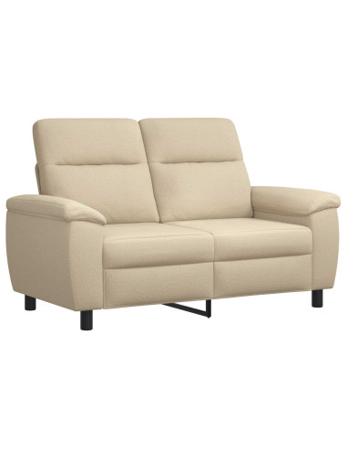 Set di divani 3 pcs Crema Tessuto