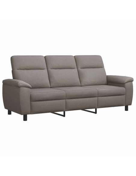 Set di divani 3 pcs Tortora Tessuto