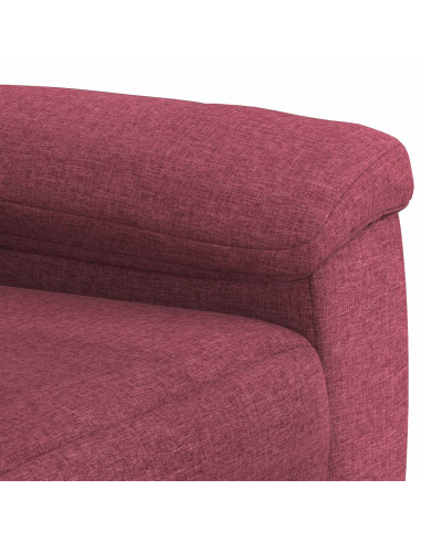 Set di divani 2 pcs Rosso Vino Tessuto