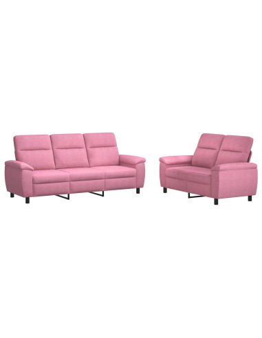 Set di divani 2 pcs Rosa Tessuto