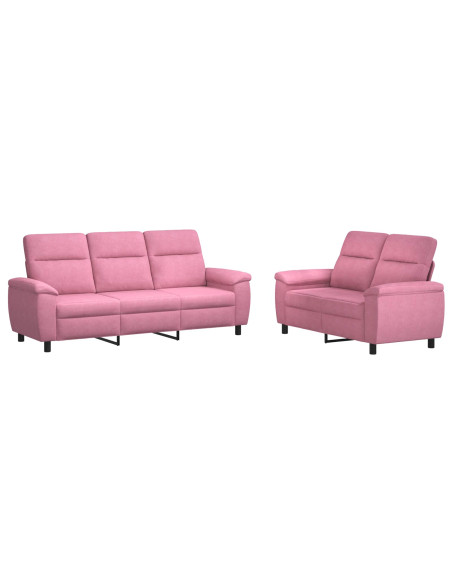 Set di divani 2 pcs Rosa Tessuto
