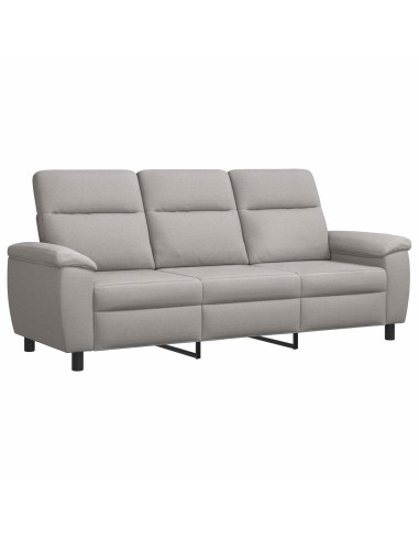 Set di divani 2 pcs Grigio Nuvola Tessuto