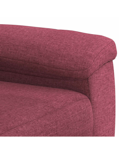 Set di divani 2 pcs Rosso Vino Tessuto