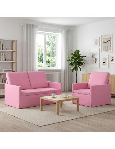 Set di divani 2 pcs Rosa Tessuto