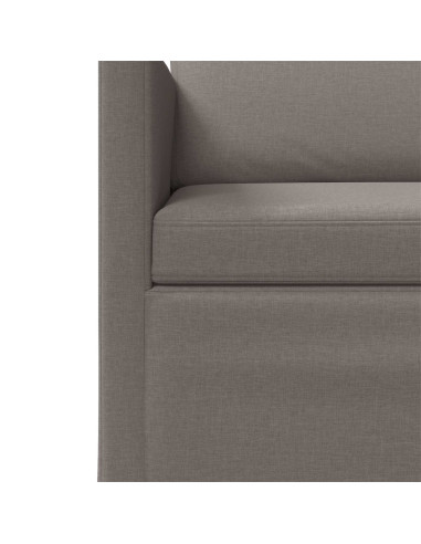 Set di divani 2 pcs Tortora Tessuto