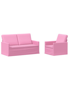 Set di divani 2 pcs Rosa Tessuto 2