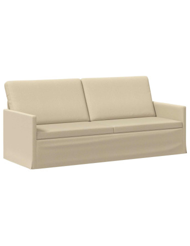 Set di divani 2 pcs Crema Tessuto