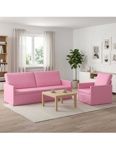 Set di divani 2 pcs Rosa Tessuto