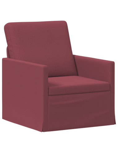 Set di divani 2 pcs Rosso Vino Tessuto